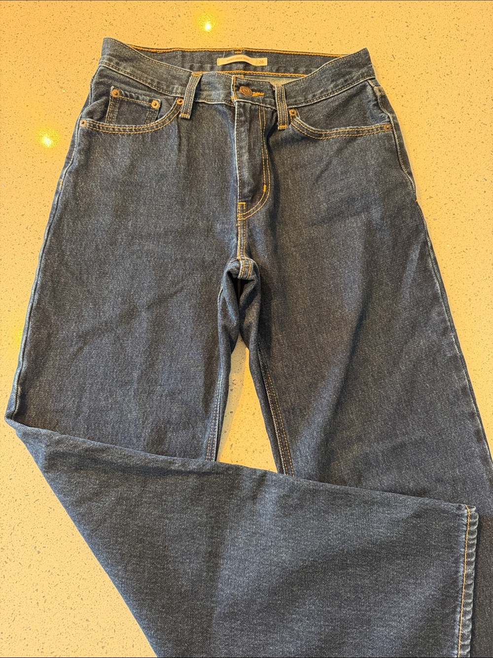 Ladies Levi’s Middy Loose Boot Wide Jeans 26